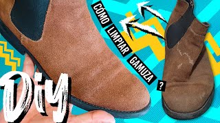 Como limpiar Zapatos de Gamuza  Chelsea Boots [upl. by Akenat]