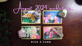 🌅 August 2024 tarot predictions 🌅  pick a card  monthly tarot reading [upl. by Neenad634]