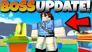 SOLO DEFEATING THE NEW quotMAIL BOSSquot UPDATE Delivery Simulator Roblox [upl. by Nordgren]