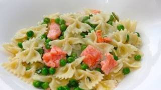 pasta met gerookte zalm [upl. by Allegna76]