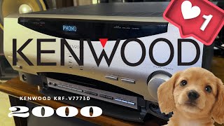 【KENWOOD KRFV7773D 】チューナーも付いてるマルチAVアンプ【2000年発売】 [upl. by Jordan]