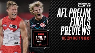 Prelim Previews  Upsets on the cards  ESPN Footy Podcast [upl. by Stedmann]