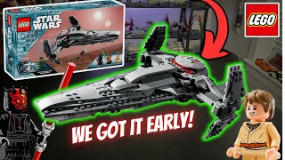 What You NEED To Know Before You Buy The NEW LEGO Darth Maul Sith Infiltrator Early Review [upl. by Drisko]