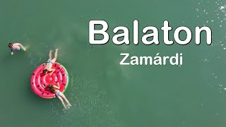 Hungary Balaton Zamárdi Ungarn Plattensee 4K drone footage Fimi X8 SE [upl. by Goddart424]