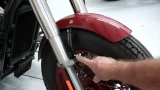 Yamaha V Star 650 amp 1100 Install Front Fender  Classic Only [upl. by Dde]