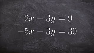 How to Use Elimination of Subtraction to Solve a System or Equations [upl. by Balliol904]