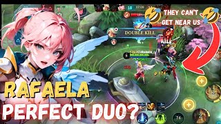 BEST MARKSMAN TO SUPPORT USING RAFAELA  RAFAELA BEST BUILD 2024  MOBILE LEGENDS [upl. by Oznarol89]