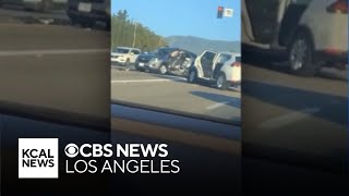 Violent fourcar crash leaves seven injured in Temecula [upl. by Bourque]