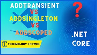 Difference between AddSingleton vs AddScoped vs AddTransient ♥ [upl. by Ireg]