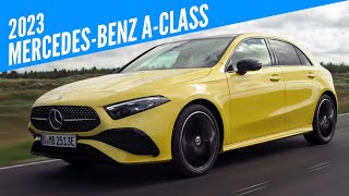 2023 MercedesBenz AClass Hatchback A250e  First Look  AUTOBICS [upl. by Anitsud]