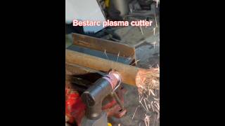 cutting round tubes with a bestarc plasma cutter welding tool highvoltage welder diy 2024 [upl. by Meghan]