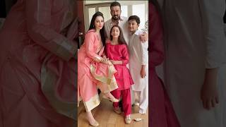 Sanjay Dutt with his wife Manyata Dutt and Family sanjaydutt shorts ytshorts [upl. by Mcgill]