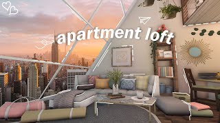 Bloxburg Apartment Loft  Speedbuild No Transform Gamepass [upl. by Simonne]