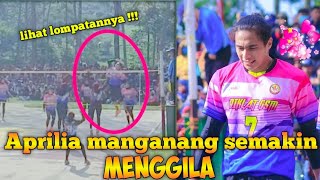 APRILIA MANGANANG MENGAMUK MENUNJUKKAN SKILL NYA 😲 [upl. by Nnaaihtnyc]