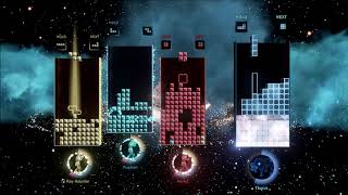 Tetris Effect Connected  First Multiplayer Coop Ranked Match [upl. by Amary]