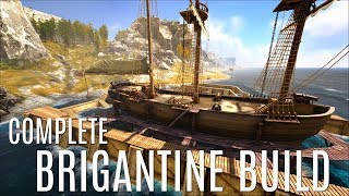 FULL BRIGANTINE BUILD and Design  Official Atlas PVP E6 [upl. by Legra]