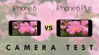 iPhone 6 vs 6 Plus  Camera Test Comparison [upl. by Freeborn460]