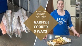 Cook Garfish 3 Ways  Make Homemade Aioli [upl. by Cavuoto]