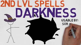 2nd Level Spell 18 Darkness 5E [upl. by Kaiulani518]