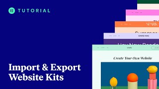 How to Import and Export Elementor Websites [upl. by Euton]