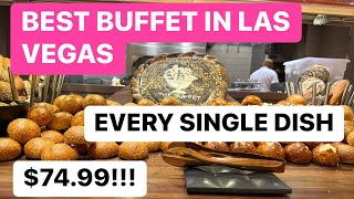 BEST BUFFET IN LAS VEGAS  EVERY DISH SHOWN  WYNN Seafood Dinner Buffet  October 2023  7499 [upl. by Maribelle339]