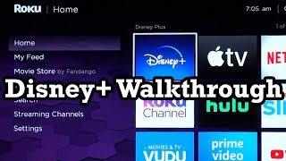 Disney on Roku Ultra 2019 Channel Walkthrough Showcase Demo Review Disney Plus DisneyPlus [upl. by Rohclem774]