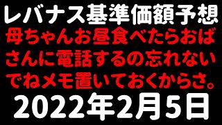 【レバナス速報】2022年2月5日 レバレッジNASDAQ100 最新基準価格予想 [upl. by Htnnek]