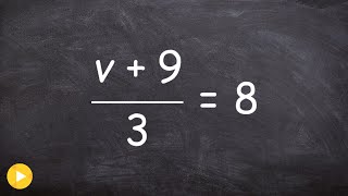 Solving a two step equation with division [upl. by Saied]