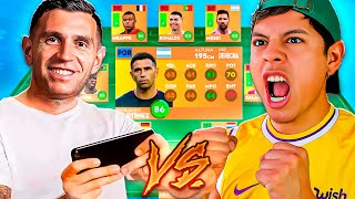 EDSON FDB vs DIBU MARTÍNEZ en DREAM LEAGUE SOCCER 2024 😱 El video más locoooo [upl. by Anirtek788]