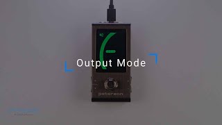 StroboStomp Mini Instruction Manual  Settings Screen  Part 2  Output Mode [upl. by Nylikcaj]