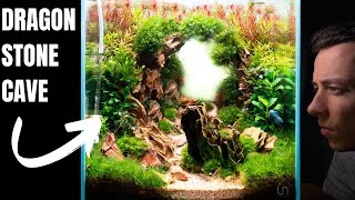 The Dragonstone Cave NEW Nano Setup For Rice Fish amp Shrimp Aquascape Tutorial [upl. by Zelazny177]