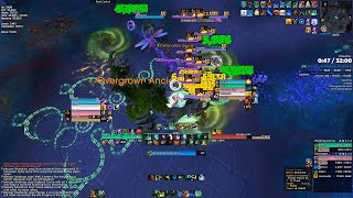 Mistweaver Monk Healer POV Algethar Academy Mythic 14 Fortified Entangling Bolstering S4 [upl. by Frasco]