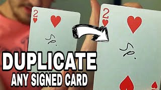 Signature Duplication  Magic Tutorial [upl. by Tamara]