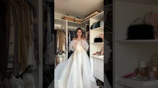 30 thrifted wedding dress try on haul 👰🏻‍♀️✨🫶🏻🪩💍 [upl. by Esinahs]