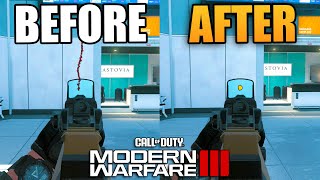 9 Ways to Improve Aim in MWIII  Win More Gunfights Best Controller Settings [upl. by Idel]