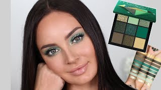 Huda Beauty Emerald Obsessions Palette Tutorial \\ Chloe Morello [upl. by Helsell]