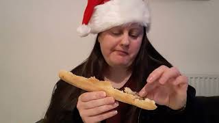 greggs festive bake amp Christmas Lunch baguette review 2023 remembering 11th November SIOBHANs LIFE [upl. by Assenna]