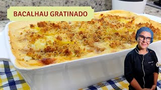 Bacalhau com Natas receita fácil e deliciosa [upl. by Gnes]