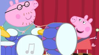 Daddy Pig Plays The Drums 🐷🥁  PeppaPigOfficial [upl. by Ingunna]