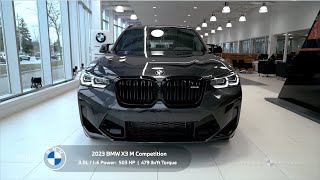 BMW X3 M Competition 2023  Dark Graphite Metallic [upl. by Bethany]