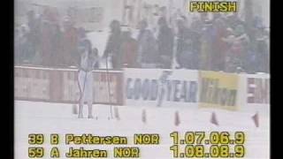 World Cup  Holmenkollen 1987  Womens 20 km 3 of 3 [upl. by Oliric696]