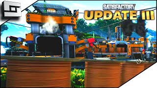 Setting Up Early Game Factories In Satisfactory Update 3 E2 [upl. by Peggir]