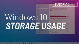 Windows 10 tutorial See whats taking up space on PC hard drive 2024 [upl. by Ruffi]