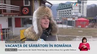 Basarabenii se pregătesc să întâmpine Crăciunul pe stil vechi în stațiunile montane din România [upl. by Luapleahcim722]