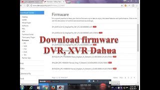 How To Download Firmware DVR XVR Dahua To Update [upl. by Moncear]