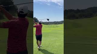 ドライバーはしっかり振った方がいい‼️ ゴルフ golf ゴルフスイング golfswing [upl. by Adin]