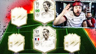 OMG I GOT 97 MOMENTS ICON ZIDANE FIFA 20 [upl. by Ardnat517]