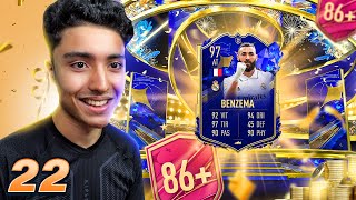 Jai Acheté Benzema Toty 97  Un Choix 86 étonnant 🧐 Je Recommence FIFA à 0  22 [upl. by Sweatt]