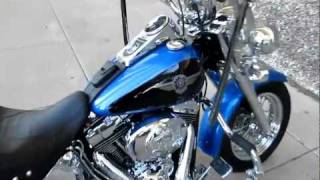 2004 HarleyDavidson Fatboy nice Color tons of chrome and extras [upl. by Anaele]