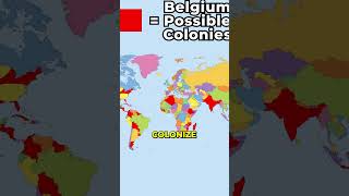 BELGIUM Wanted To Colonize 30 of the World geography maps belgium [upl. by Hcirdla]